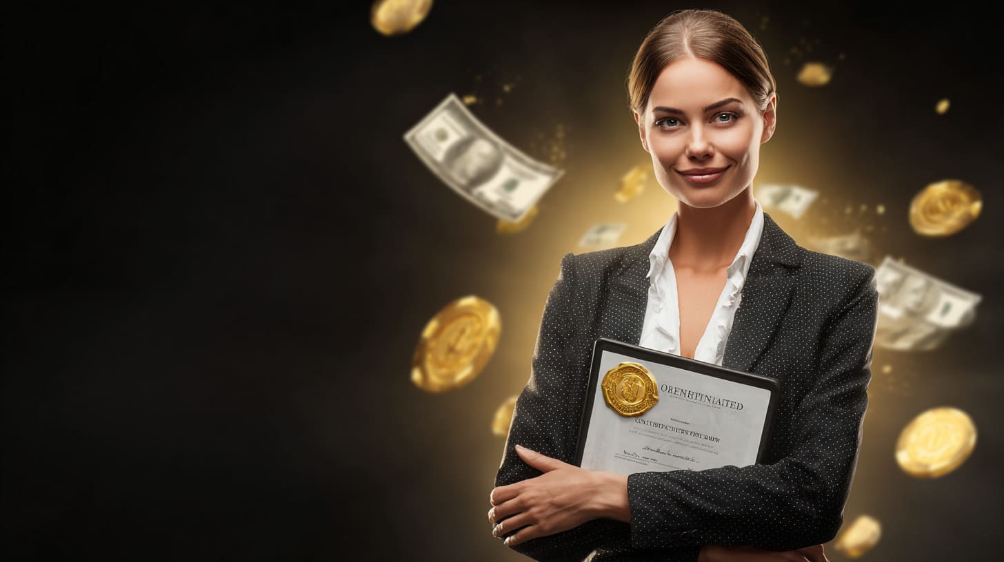 BD3333 casino license certificate confirming legal operations